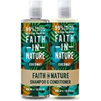 Los mejores  - Faith In Nature Set de Champú y Acondicionador Natural de Coco- Hidratante- Vegano y No Testado en Animales- sin…